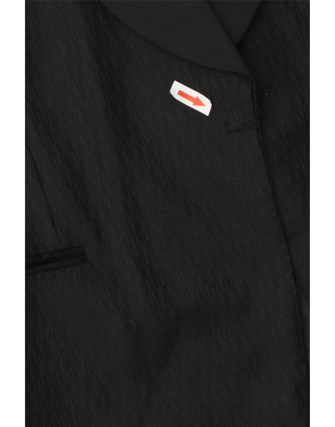 Vintage Mens Open Blazer Jacket UK 40 Large Black