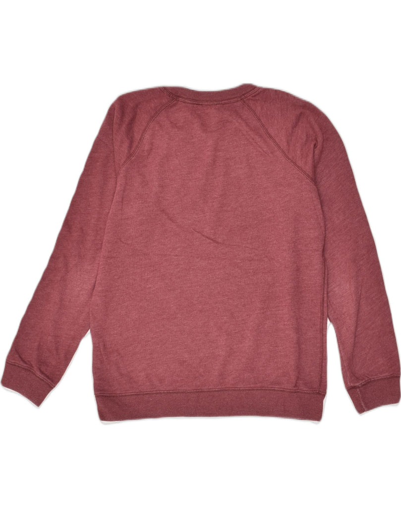 JACK WILLS Womens Sweatshirt Jumper UK 10 Small Maroon Cotton | Vintage Jack Wills | Thrift | Second-Hand Jack Wills | Used Clothing | Messina Hembry 