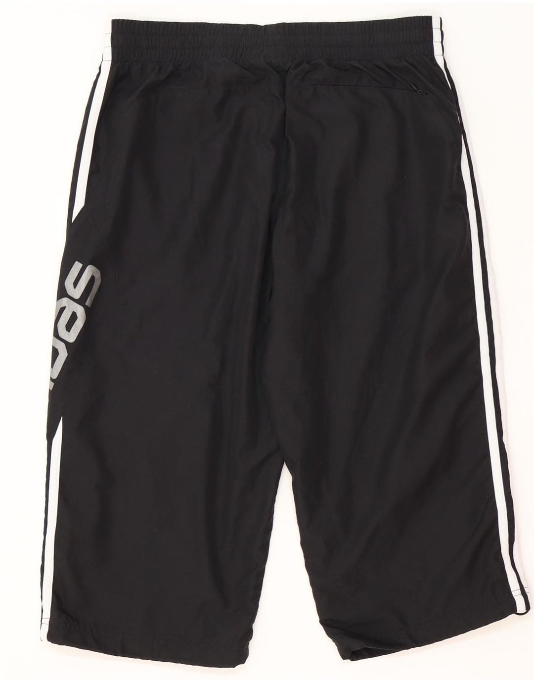 Adidas Mens Graphic Bermuda Sport Shorts Medium  Black Polyester