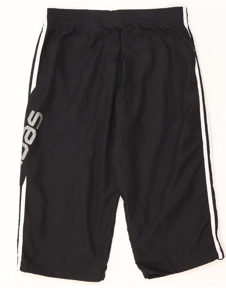 Adidas Mens Graphic Bermuda Sport Shorts Medium  Black Polyester