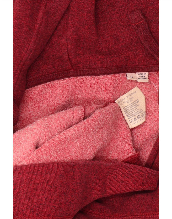 Jack Wills Mens Zip Hoodie Sweater Medium Red Cotton