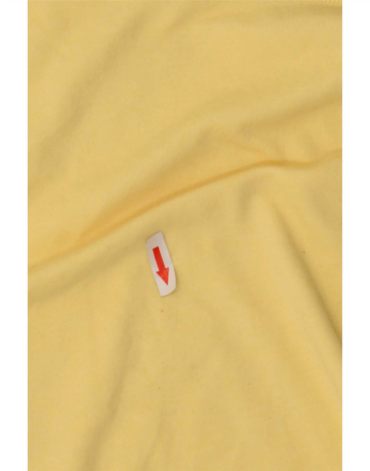 Umbro Mens T-Shirt Top Medium Yellow Polyester