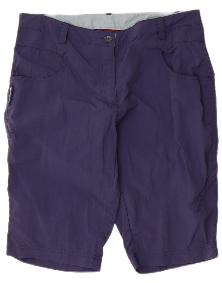 Mountain Warehouse Womens Cargo Shorts UK 12 Medium W32  Navy Blue Nylon