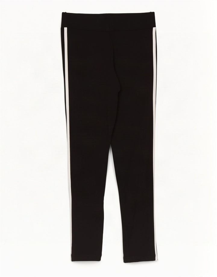 Adidas Womens Leggings UK 12/14 Medium Black Cotton