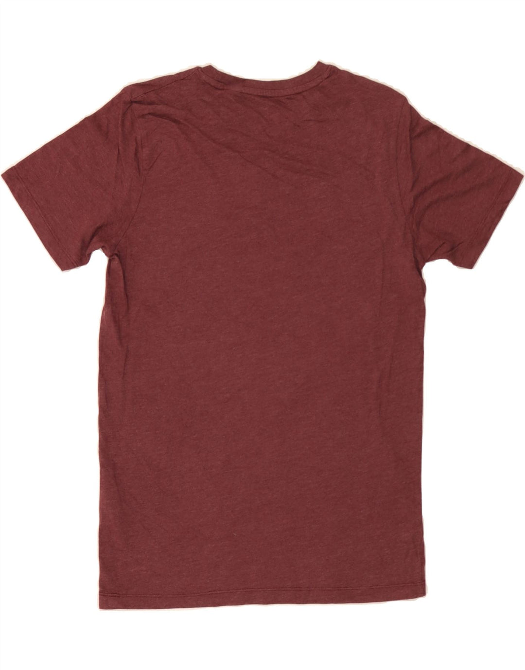 JACK & JONES Mens Graphic T-Shirt Top Medium Burgundy Cotton Vintage Jack & Jones and Second-Hand Jack & Jones from Messina Hembry 
