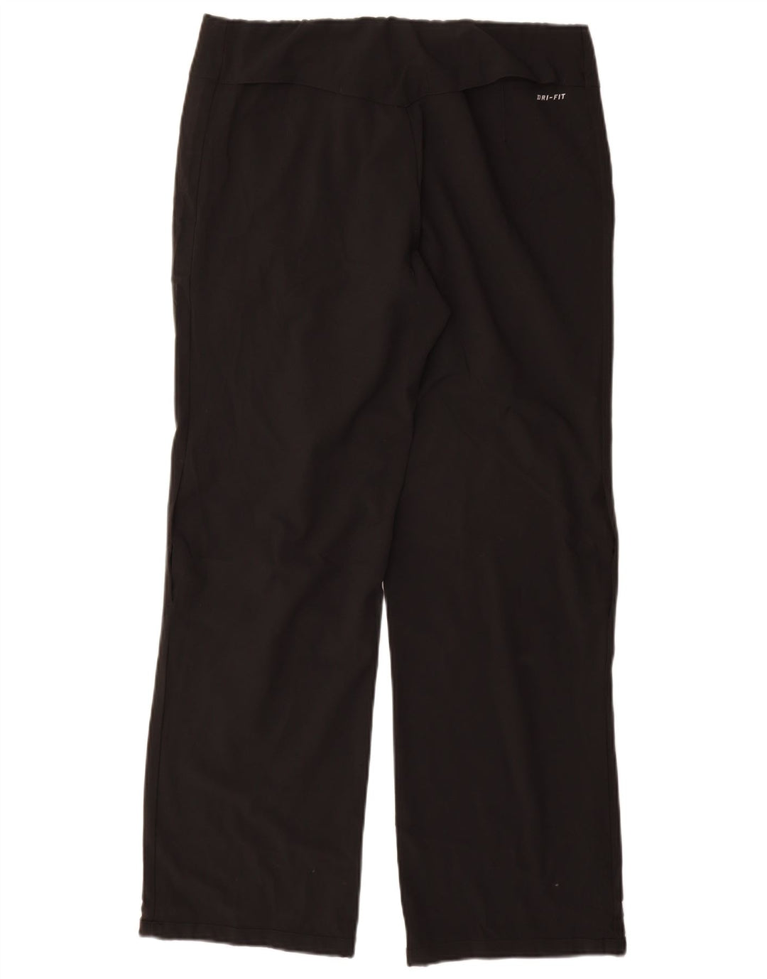 Nike Womens Dri Fit Tracksuit Trousers UK 14 Medium  Black Polyester