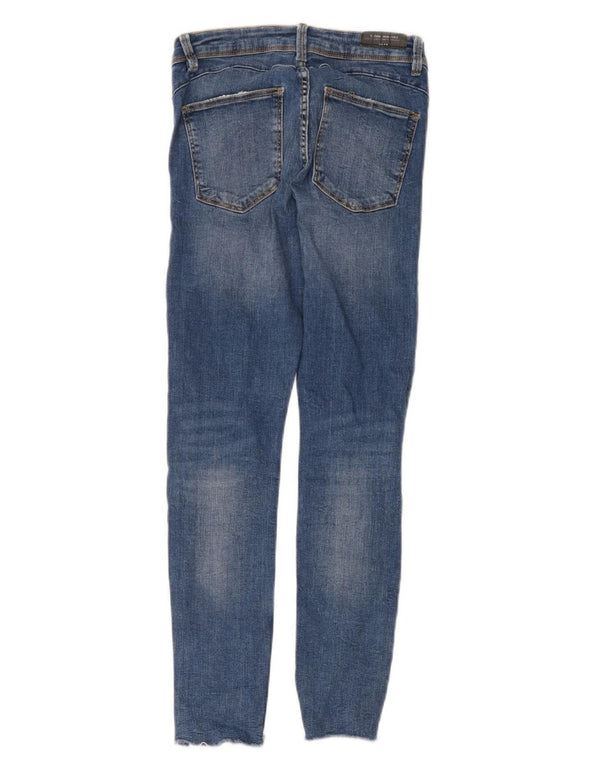 Zara Womens Skinny Jeans EU 38 Small W28 L26 Blue Cotton
