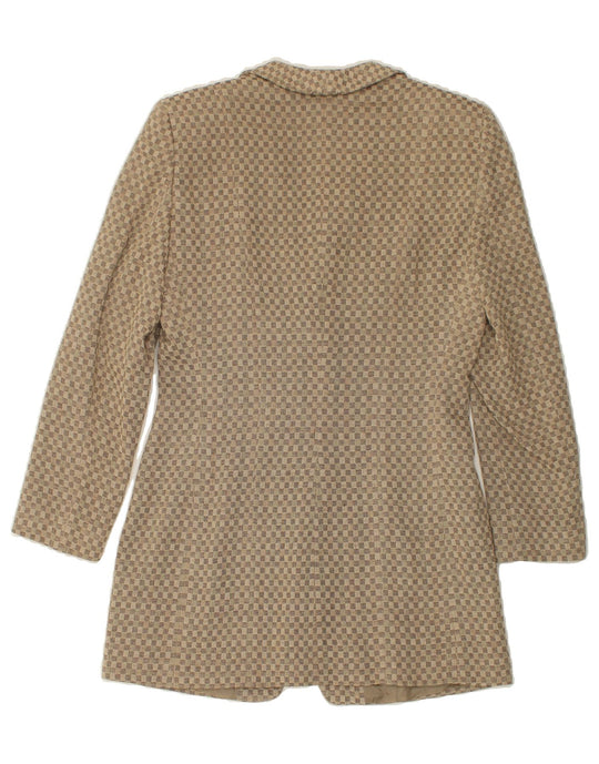 GIORGIO ARMANI Womens 3 Button Blazer Jacket IT 42 Medium Brown