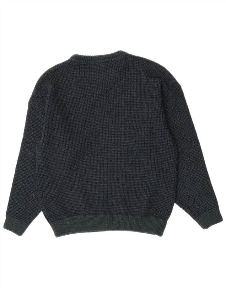 Vintage Mens Crew Neck Jumper Sweater IT 48 Small Green