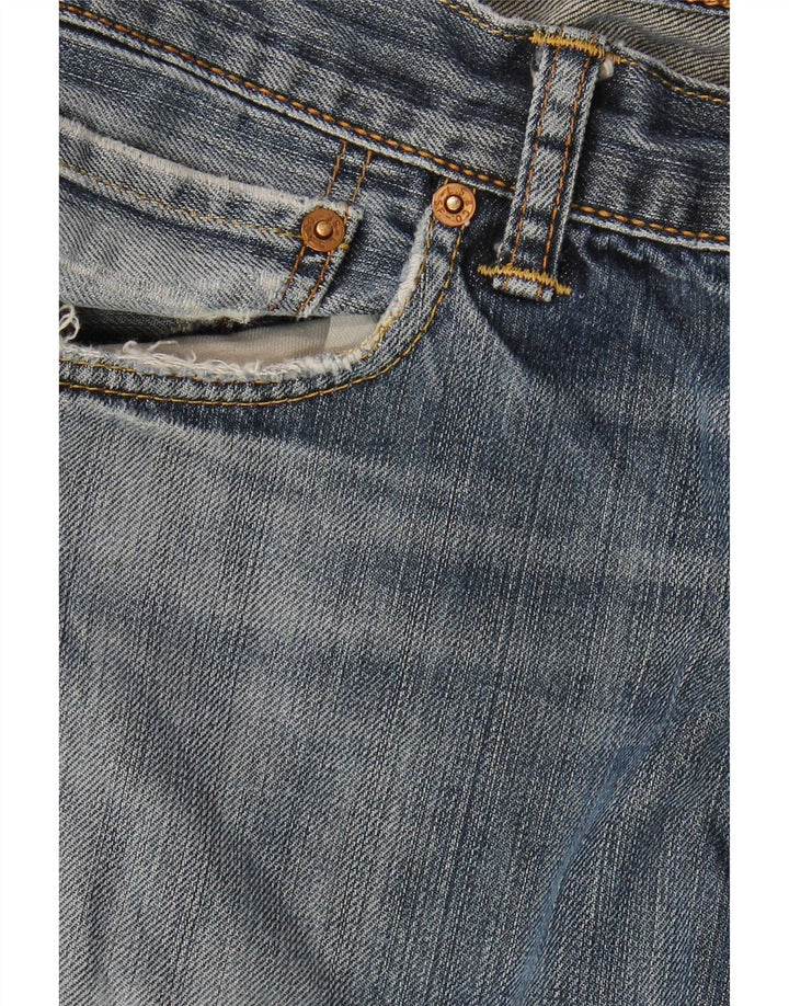 Levi's Mens 501 Distressed Straight Jeans W33 L36 Blue Cotton