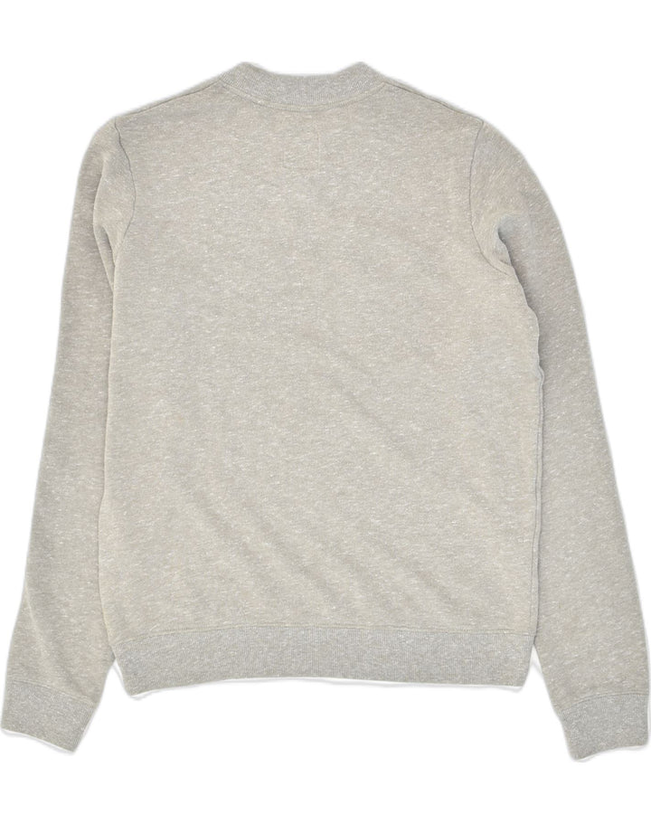 JACK WILLS Womens Oversized Sweatshirt Jumper UK 8 Small  Grey Cotton | Vintage Jack Wills | Thrift | Second-Hand Jack Wills | Used Clothing | Messina Hembry 