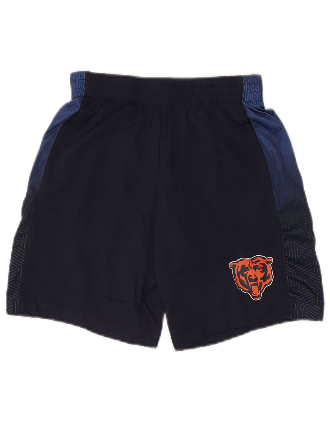 NFL Boys Sport Shorts 7-8 Years Medium Navy Blue Colourblock Polyester