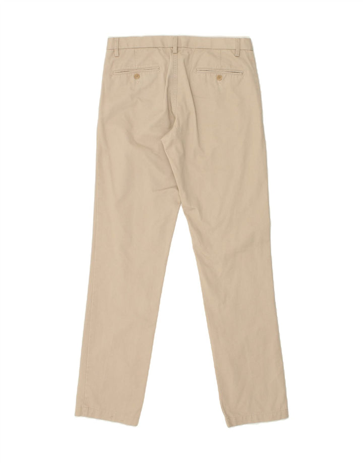 BENETTON Womens Slim Chino Trousers W32 L33  Beige Cotton Vintage Benetton and Second-Hand Benetton from Messina Hembry 