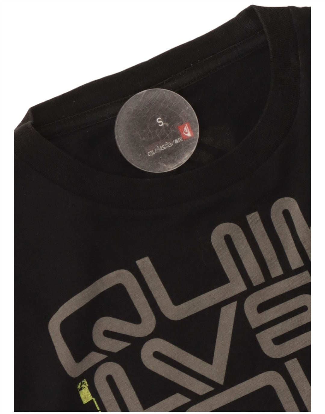 Quiksilver Mens Graphic T-Shirt Top Small Black