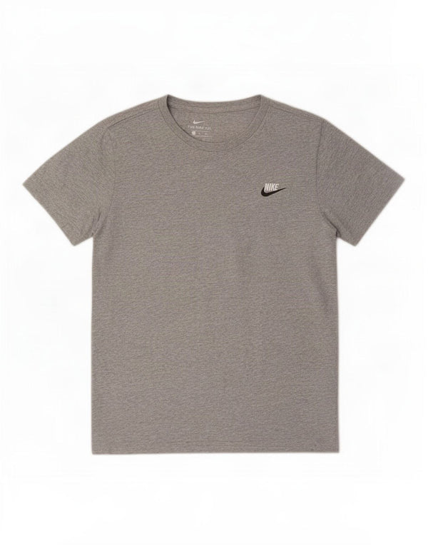 Nike Mens T-Shirt Top Small Grey Flecked Cotton