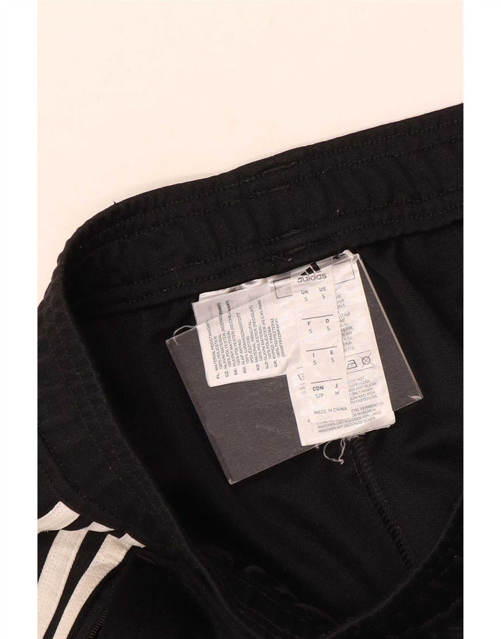 Adidas Mens Tracksuit Trousers Small Black Polyester