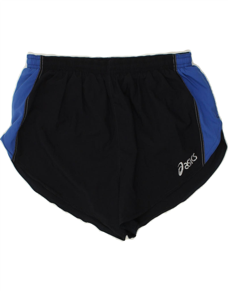 ASICS Womens Sport Shorts UK 18 XL Black | Vintage Asics | Thrift | Second-Hand Asics | Used Clothing | Messina Hembry 