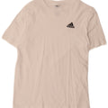 Adidas Mens T-Shirt Top Small White Cotton
