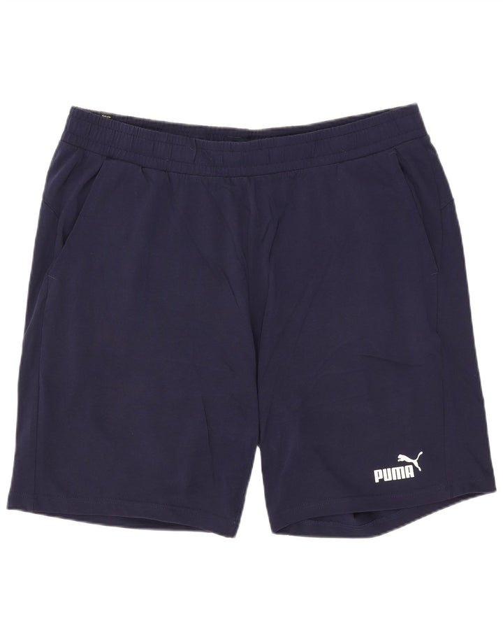 Puma Mens Sport Shorts 2XL  Navy Blue