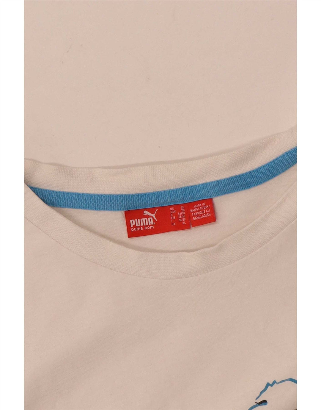 Puma Mens Graphic T-Shirt Top XL White