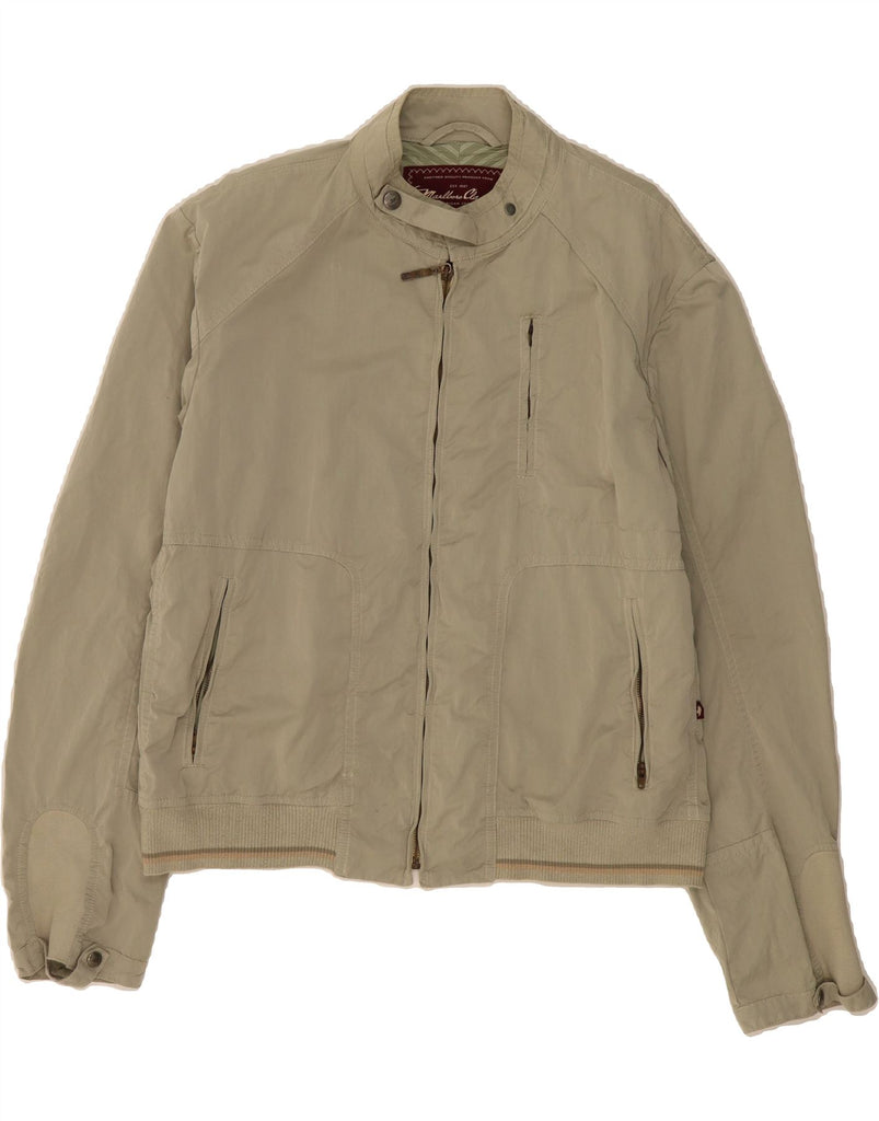 MARLBORO CLASSICS Mens Bomber Jacket IT 46 Small Green Cotton Vintage Marlboro Classics and Second-Hand Marlboro Classics from Messina Hembry 