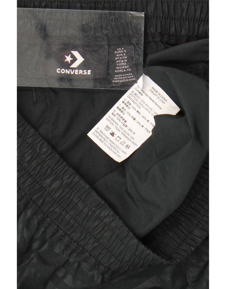 Converse Womens Cargo Skirt Small W27  Black Striped Nylon