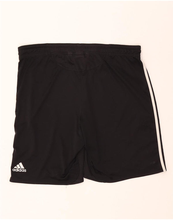 ADIDAS Mens Deutscher Fussball Bund Sport Shorts Large Black