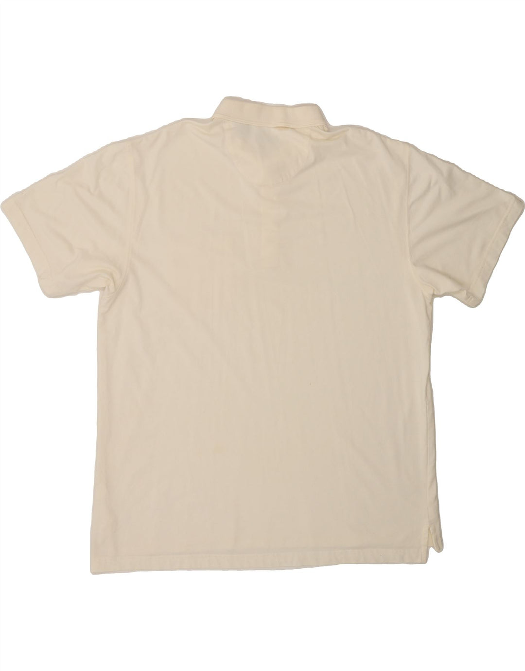 IZOD Mens Golf Polo Shirt XL Beige Cotton Vintage Izod and Second-Hand Izod from Messina Hembry 