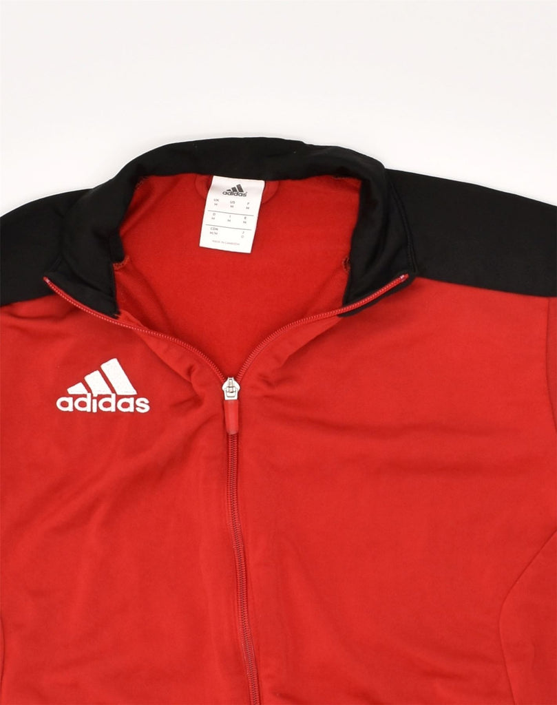 ADIDAS Mens Tracksuit Top Jacket Medium Red Polyester | Vintage Adidas | Thrift | Second-Hand Adidas | Used Clothing | Messina Hembry 