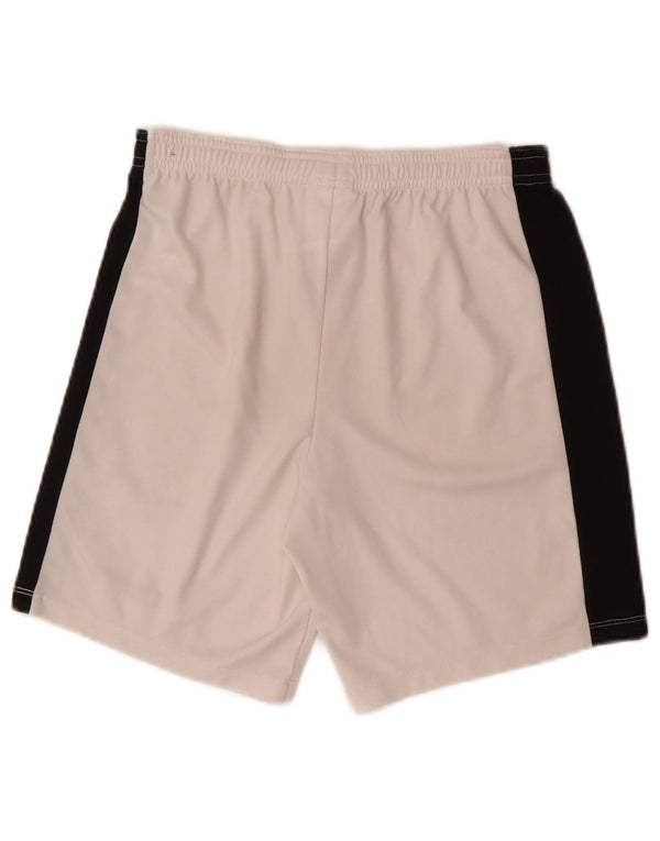 Nike Boys Dri Fit Sport Shorts 11-12 Years Large White Colourblock