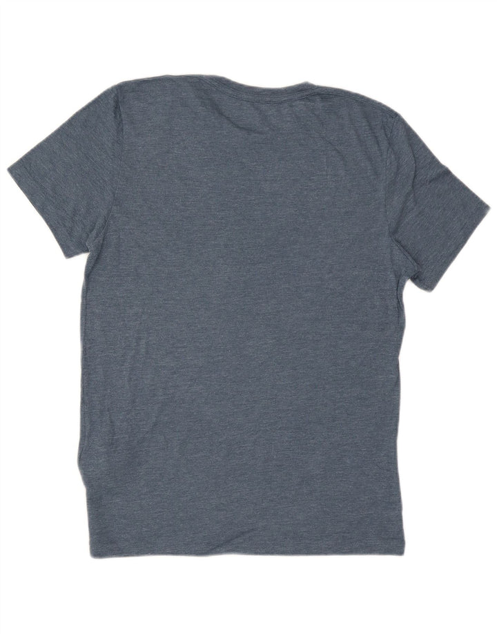 ALL SAINTS Mens T-Shirt Top Medium Blue Cotton