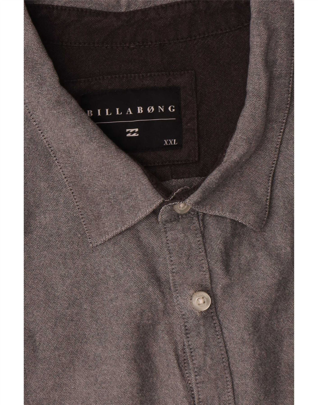 Billabong Mens Shirt 2XL Grey Cotton