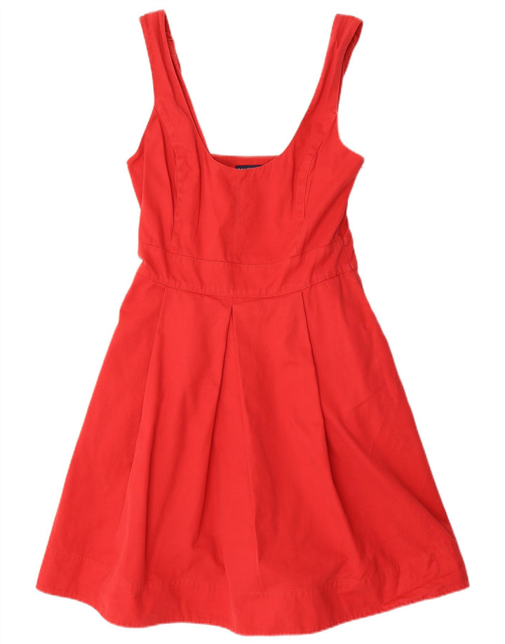 Ralph Lauren Womens Sundress US 6 Medium Red Cotton
