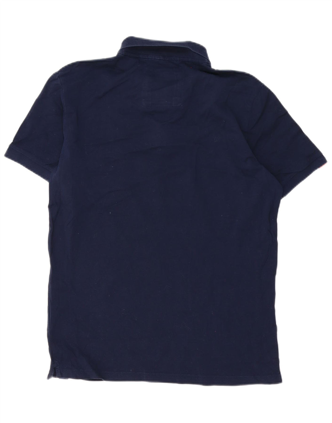 Superdry Mens Polo Shirt XL Navy Blue Cotton