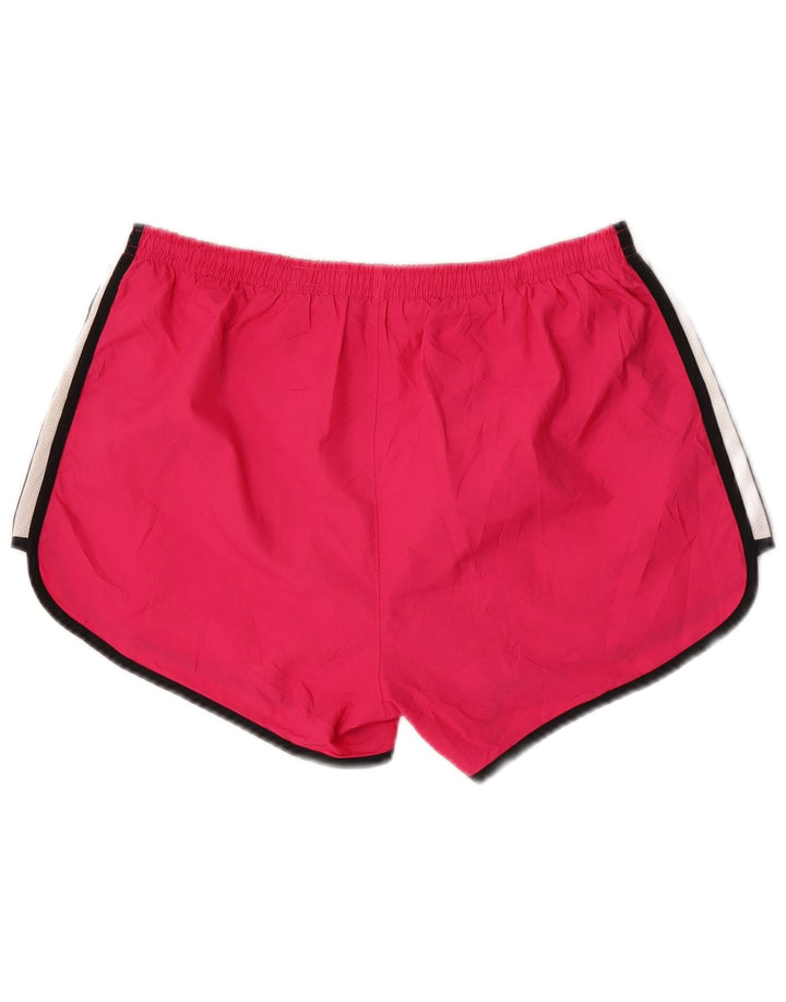 Nike Womens Dri Fit Sport Shorts US 8/10 Medium  Pink Colourblock Polyester