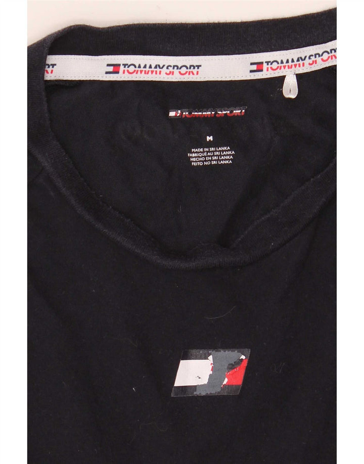 Tommy Hilfiger Mens T-Shirt Top Medium Navy Blue Cotton