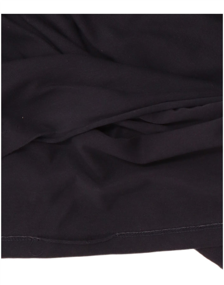 Zara Mens Slim Fit T-Shirt Top XL Navy Blue