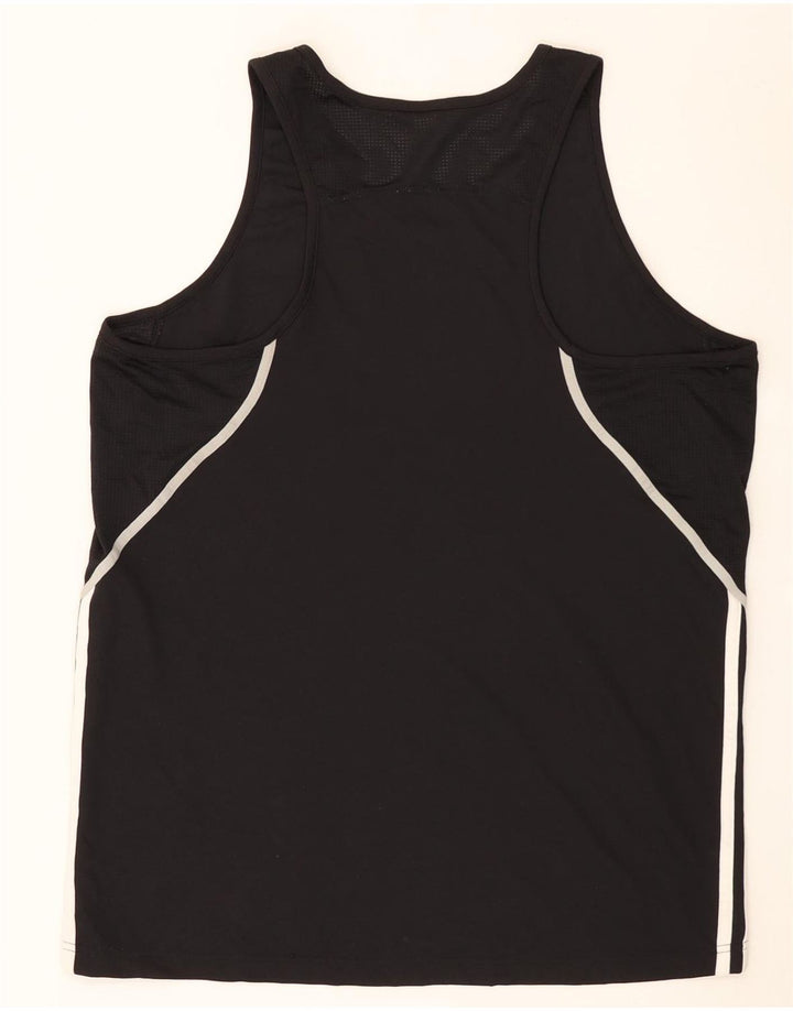 Adidas Mens Vest Top Medium Black