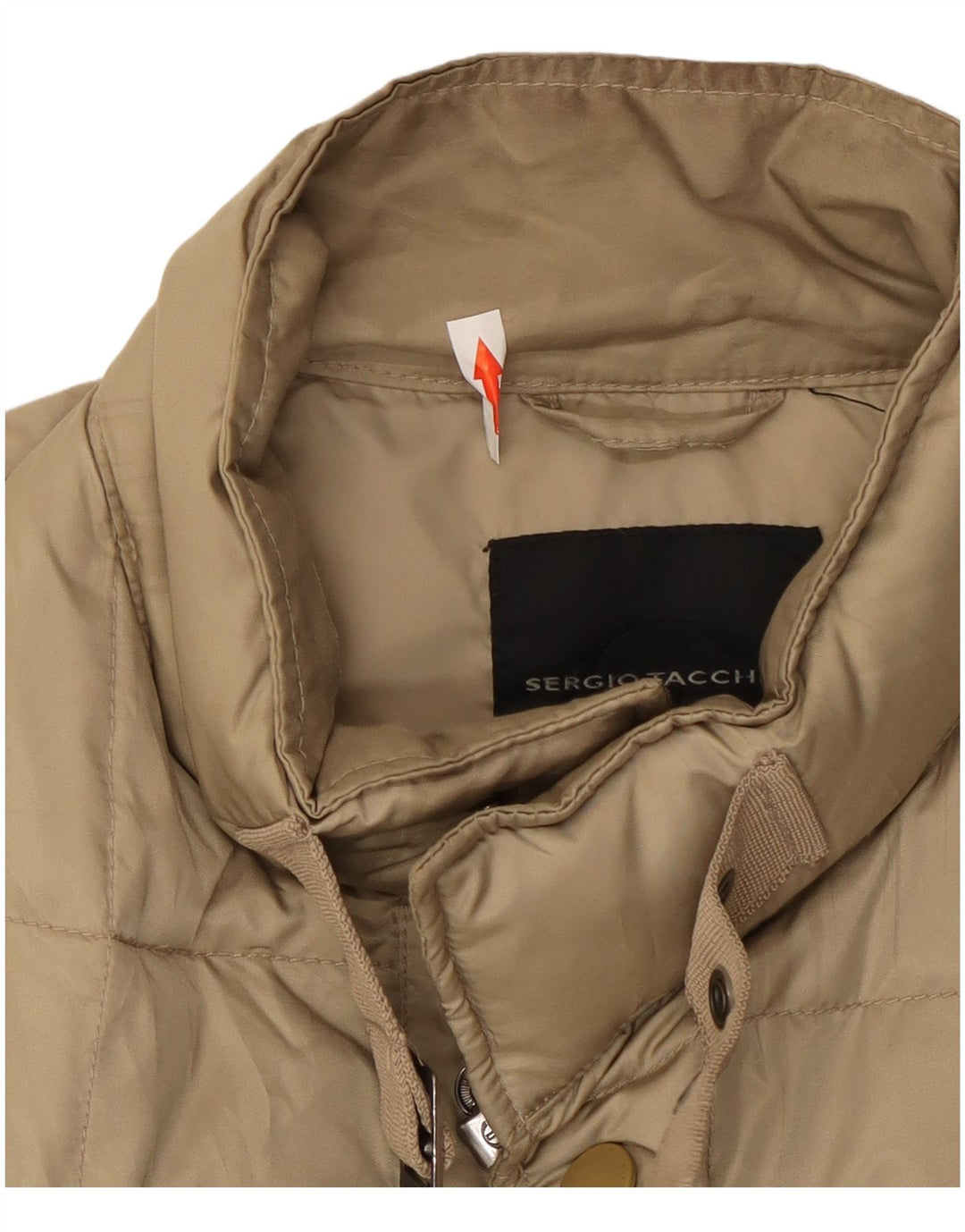 Sergio Tacchini Mens Padded Jacket UK 42 XL Beige