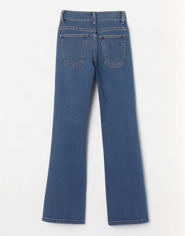 Lee Womens Bootcut Jeans W26 L31 Blue Cotton
