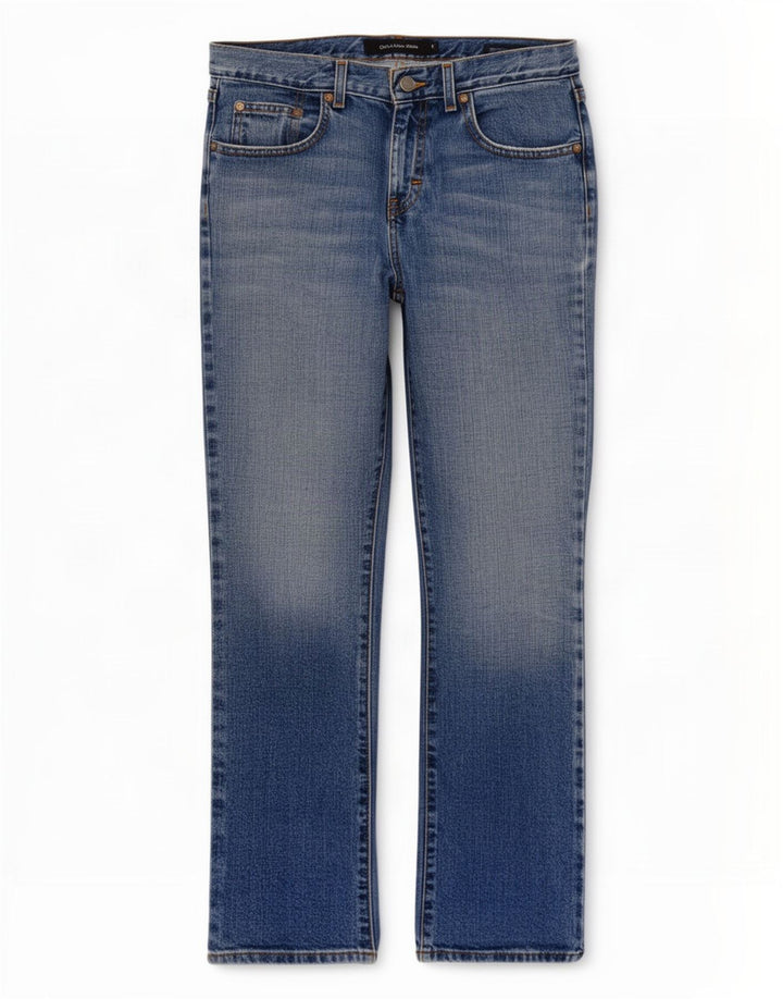 Calvin Klein Womens Bootcut Jeans US 8 Medium W30 L29 Blue