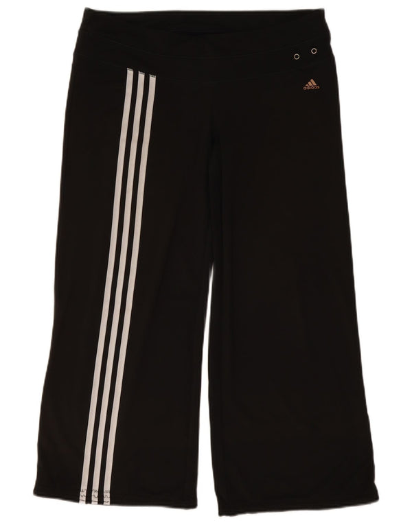 Adidas Womens Climacool Tracksuit Trousers UK 16 Large Black Polyester