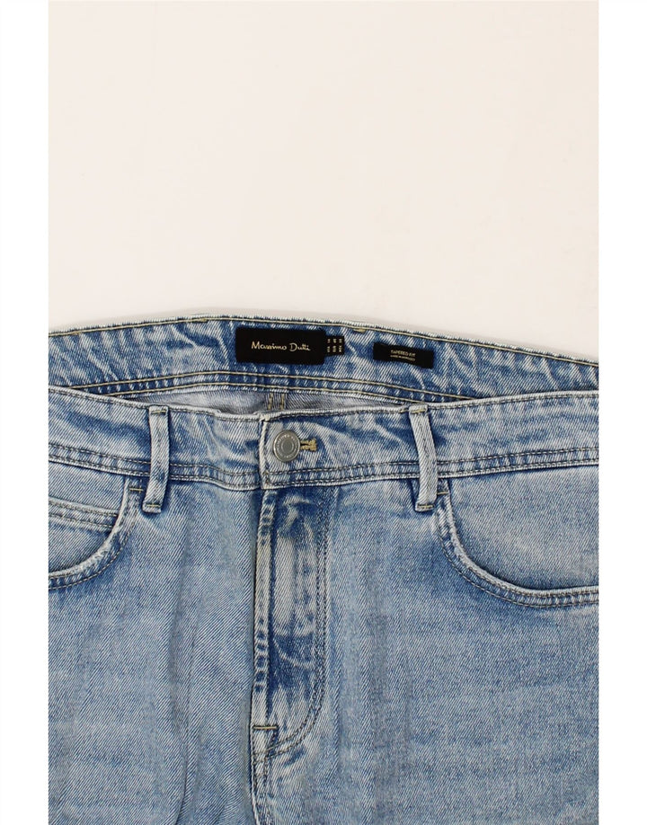 MASSIMO DUTTI Mens Tapered Jeans EU 46 XL W36 L27 Blue Vintage Massimo Dutti and Second-Hand Massimo Dutti from Messina Hembry 