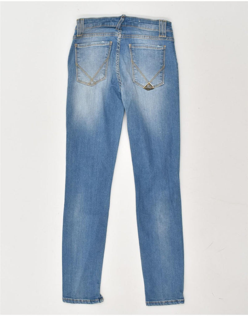 ROY ROGERS Womens Distressed Slim Jeans W26 L27  Blue Cotton | Vintage Roy Rogers | Thrift | Second-Hand Roy Rogers | Used Clothing | Messina Hembry 