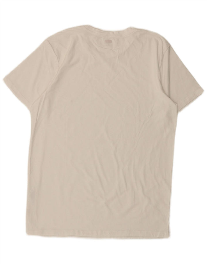 Levi's Mens T-Shirt Top Large White Cotton
