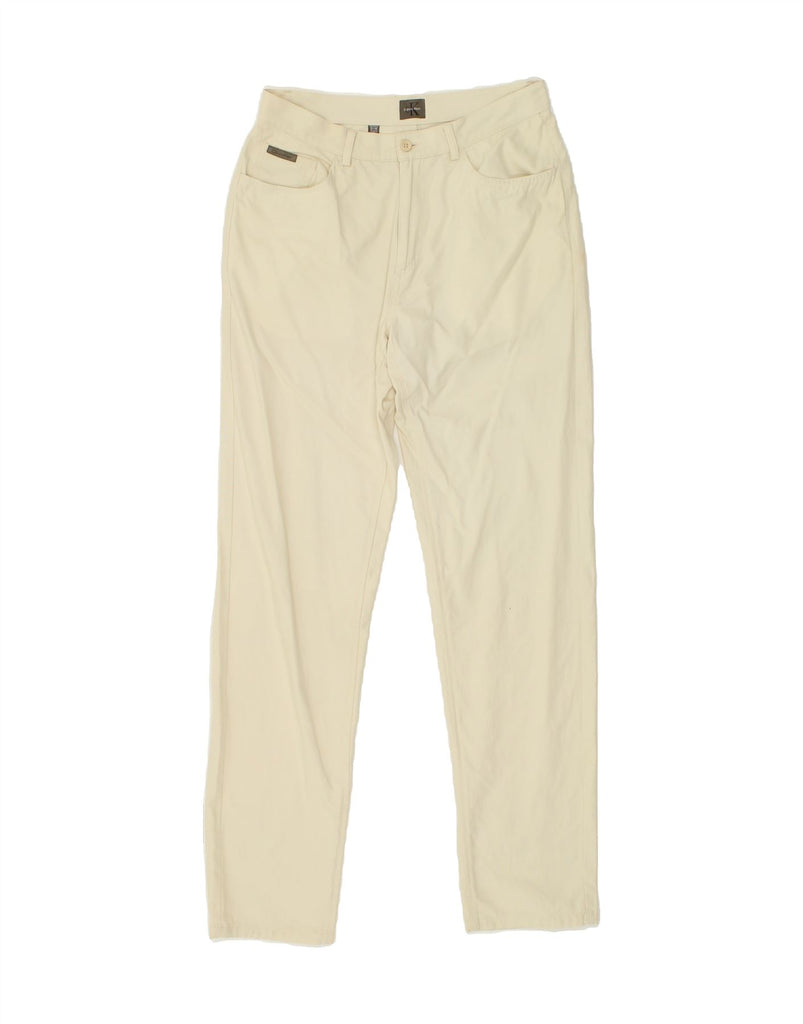 CALVIN KLEIN Mens Straight Casual Trousers W31 L32 Beige Cotton | Vintage Calvin Klein | Thrift | Second-Hand Calvin Klein | Used Clothing | Messina Hembry 