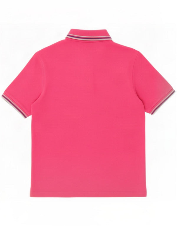 Geox Mens Polo Shirt Large Purple Cotton