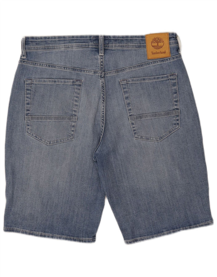 Timberland Mens Denim Shorts W32 Medium Blue