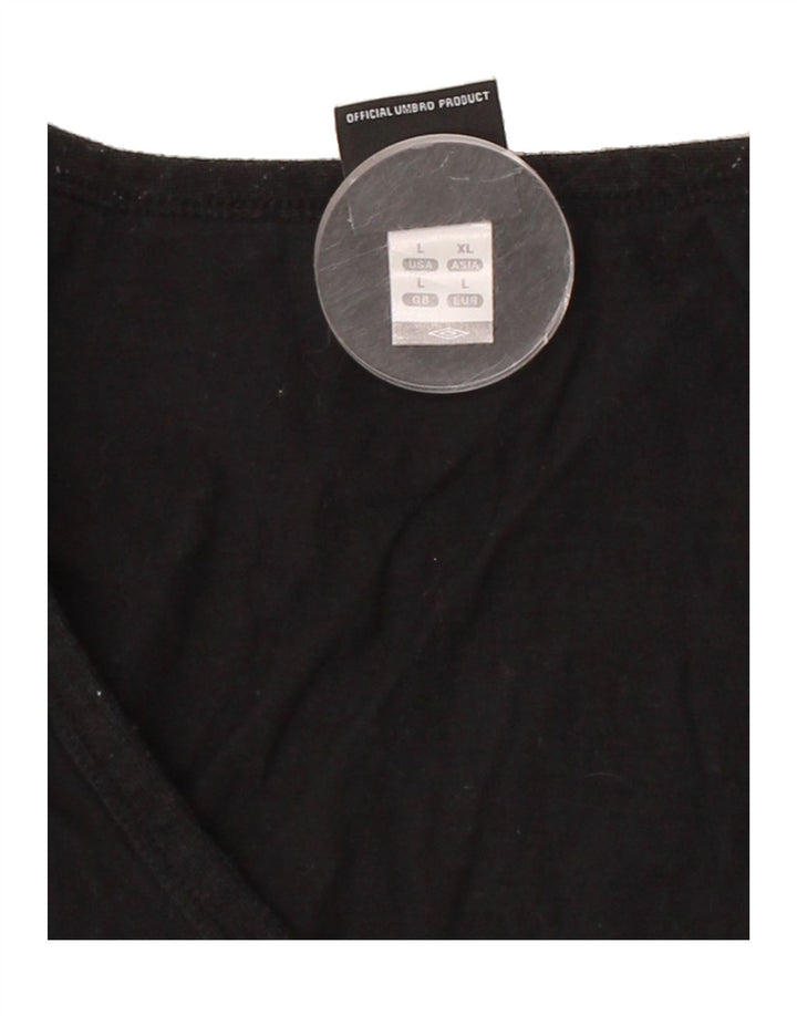 UMBRO Womens Vest Top UK  14 Large Black Vintage Umbro and Second-Hand Umbro from Messina Hembry 