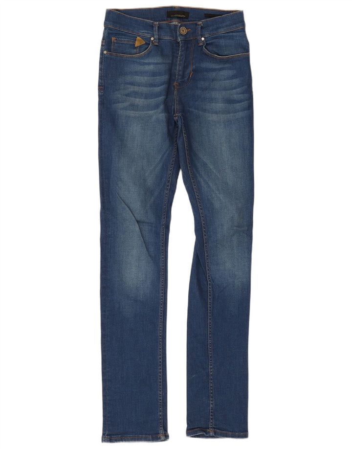 Zara Mens Slim Jeans EU 38 Small W30 L33 Blue Cotton